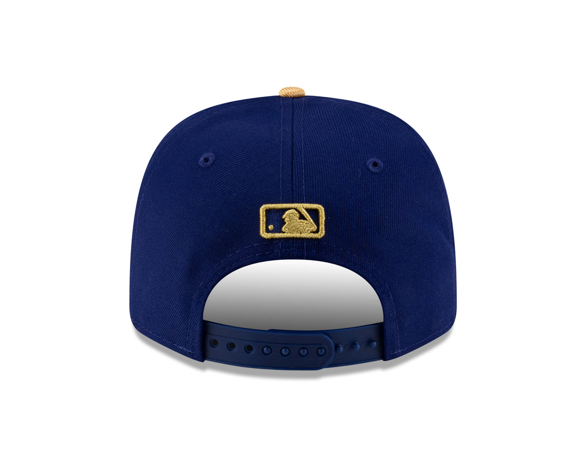 Los Angeles Dodgers Royal Blue New Era MLB Gold Champions 9SEVENTY Stretch Snap Adjustable Hat