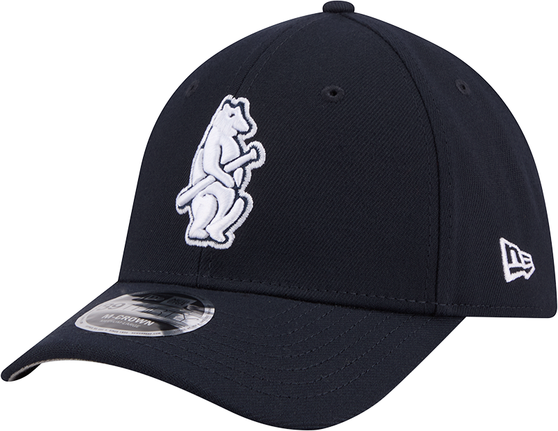 Chicago Cubs Cooperstown Collection 14 New Era M-Crown 39Thirty Navy Flex Fit Hat