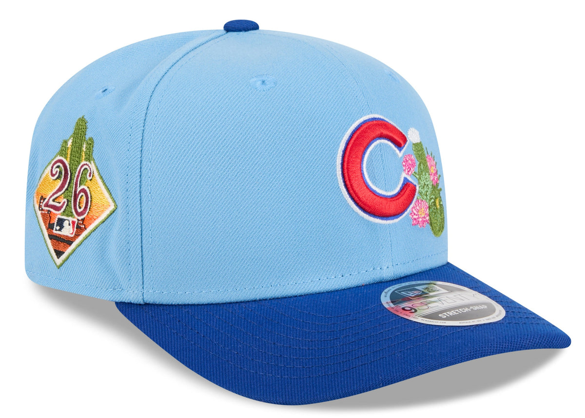 Chicago Cubs New Era 2026 Spring Training 9SEVENTY Stretch Snap Adjustable Hat - Blue
