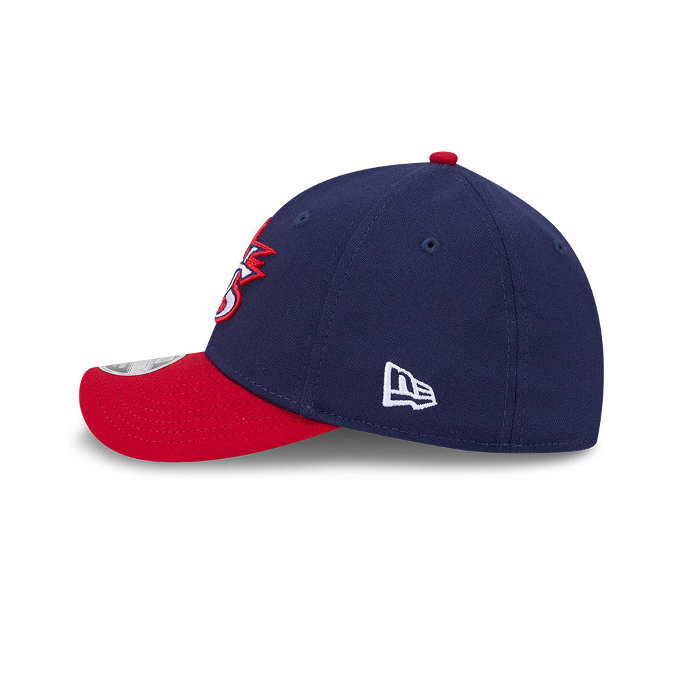 USA Baseball New Era 2026 World Baseball Classic M-Crown 39THIRTY Flex Hat - Navy/Red