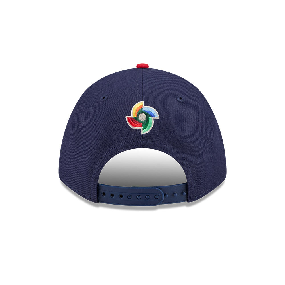 New Era Team USA 2026 World Baseball Classic 9Forty M-Crown Snap Adjustable Hat - Navy Blue