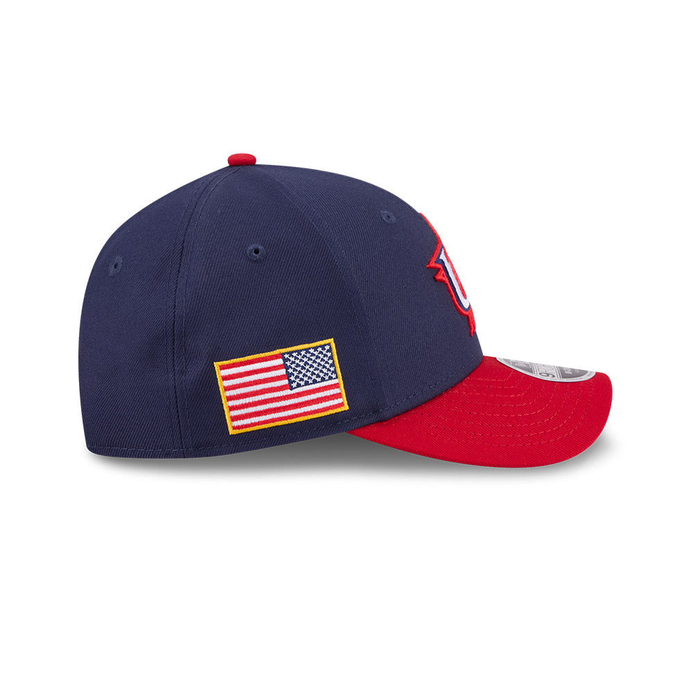 New Era Team USA 2026 World Baseball Classic 9Forty M-Crown Snap Adjustable Hat - Navy Blue