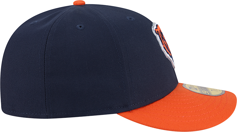 Men's Chicago Bears New Era Navy/Orange 2026 NFL Draft Pre-Curved 59FIFTY Fitted Hat