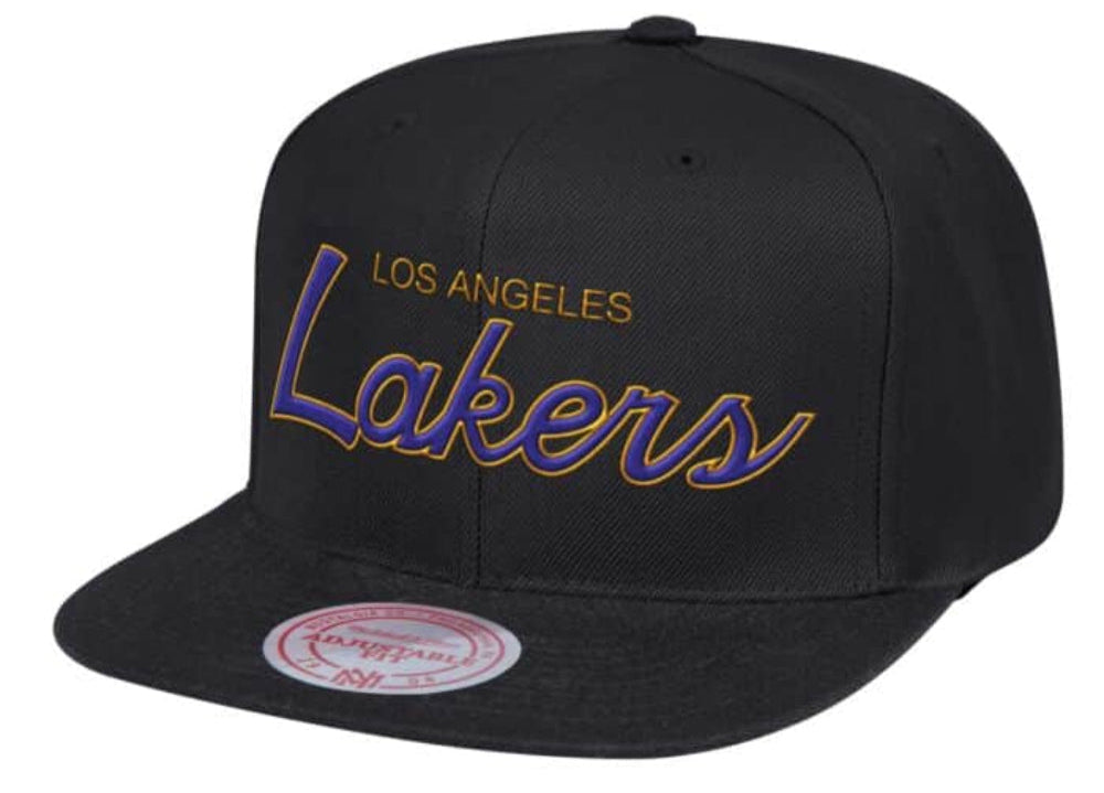 Men's Los Angeles Lakers Black NBA Sports Specialty Snapback Adjustable Hat