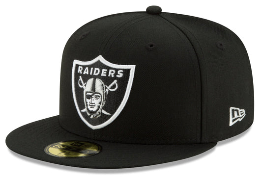Las Vegas Raiders New Era Black Classic 59FIFTY Fitted Hat