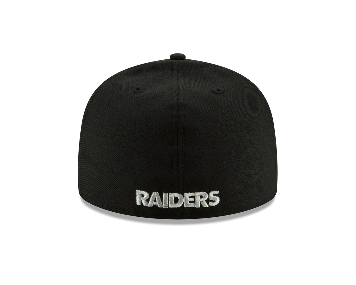 Las Vegas Raiders New Era Black Classic 59FIFTY Fitted Hat