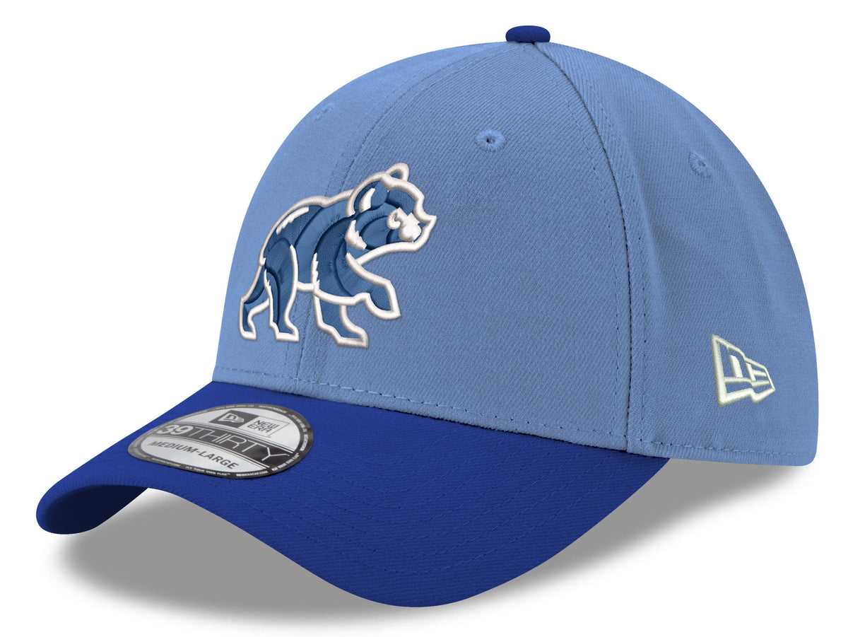 Men's Chicago Cubs New Era Walking Bear 39THIRTY Flex-Fit Hat
