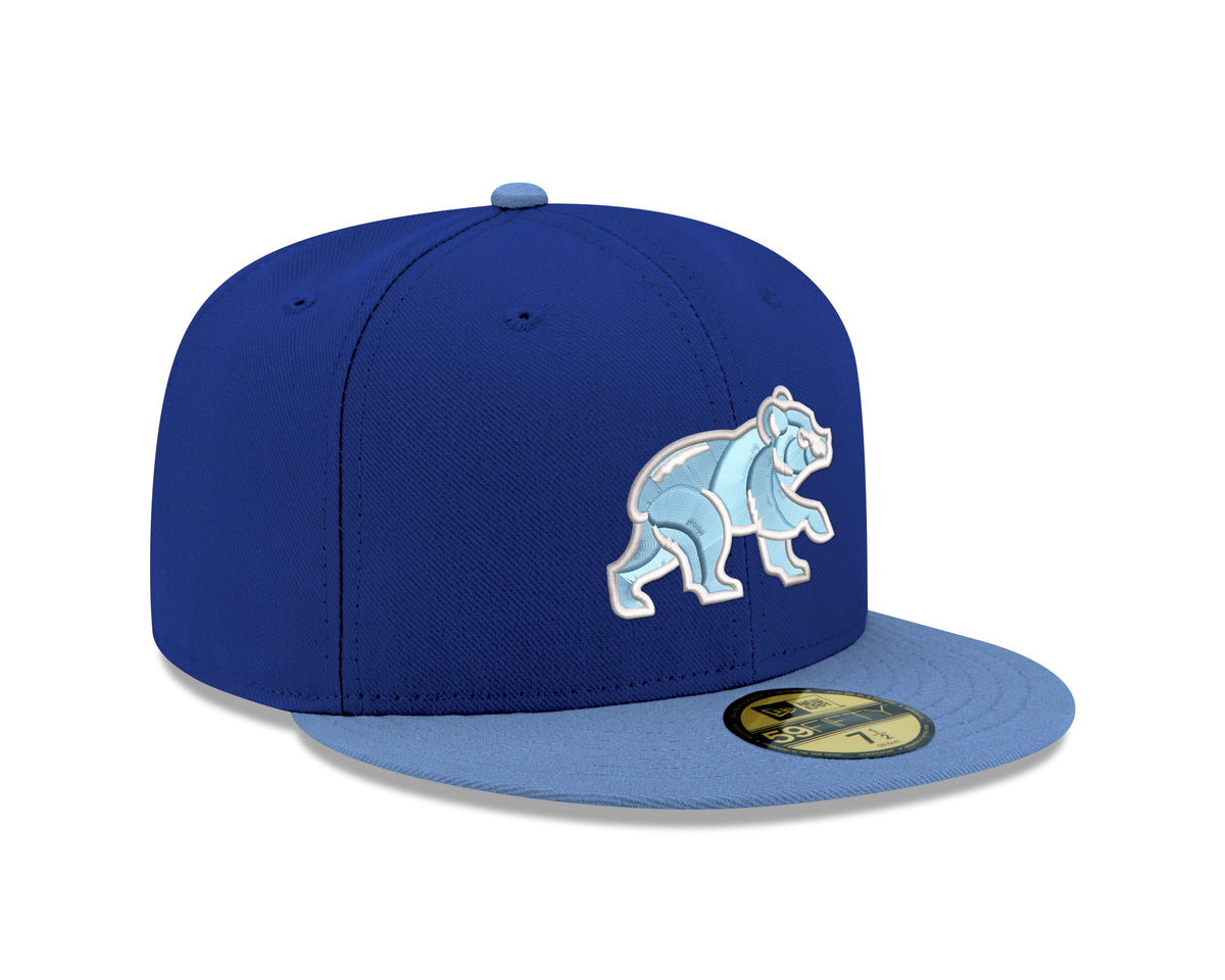Chicago Cubs Royal/Sky Blue Spring Training Bear New Era 59FIFTY Fitted Hat