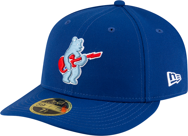 Men's Chicago Cubs New Era Royal Alternate Low Profile Guitar Bear BP 59FIFTY Fitted Hat