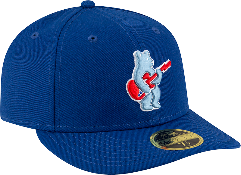 Men's Chicago Cubs New Era Royal Alternate Low Profile Guitar Bear BP 59FIFTY Fitted Hat