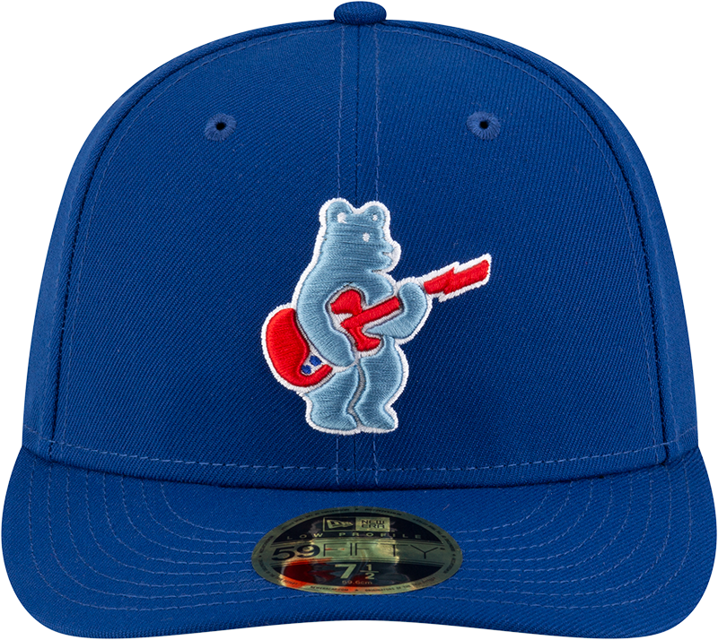 Men's Chicago Cubs New Era Royal Alternate Low Profile Guitar Bear BP 59FIFTY Fitted Hat