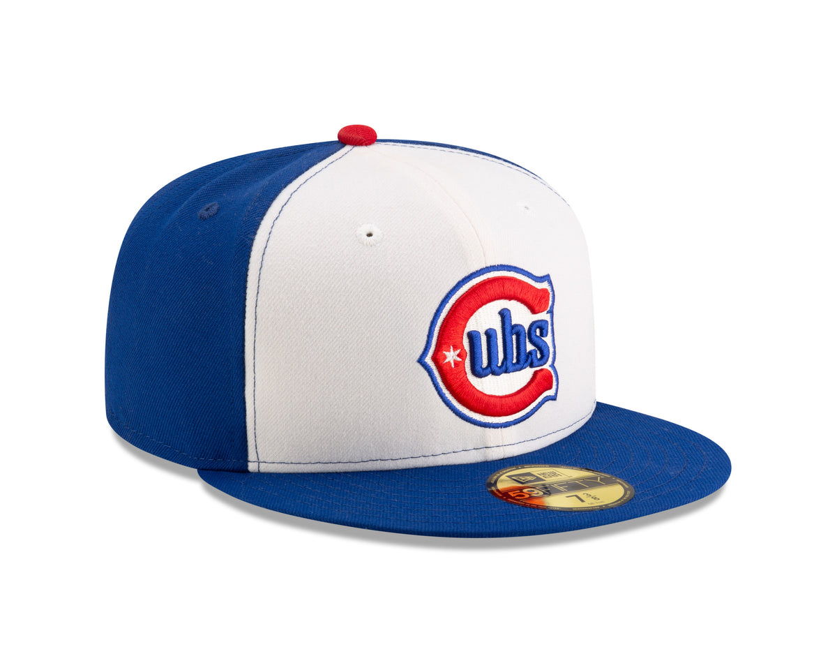 Men's Chicago Cubs New Era White/Royal Alternate Authentic Collection On-Field 59FIFTY Fitted Hat
