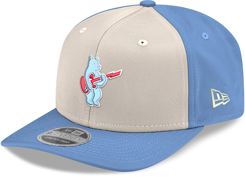 Chicago Cubs New Era Guitar Bear Sweet Home Chicago Alternate 2 Sky Blue 9SEVENTY Trucker Hat