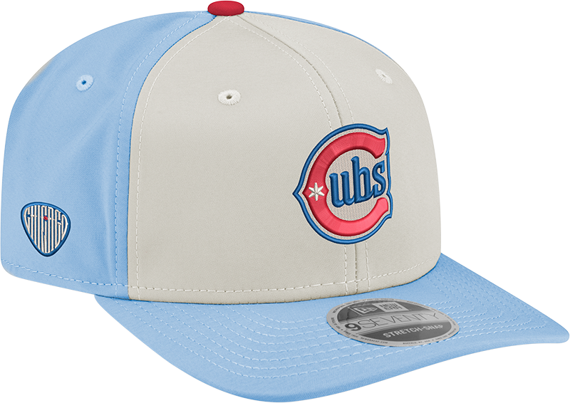 Chicago Cubs New Era Alternate 2 Chrome/ Sky Blue 9SEVENTY Hat