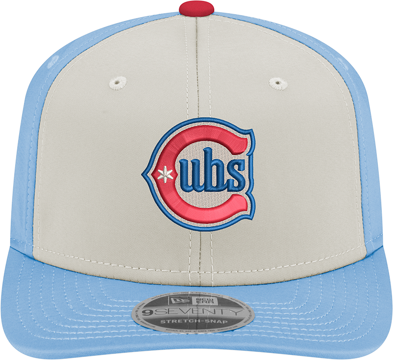 Chicago Cubs New Era Alternate 2 Chrome/ Sky Blue 9SEVENTY Hat