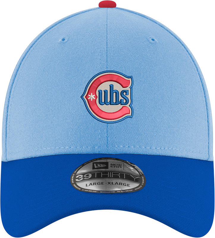 Chicago Cubs 2nd Alternate Sky Blue/Royal New Era 39THIRTY Flex Hat