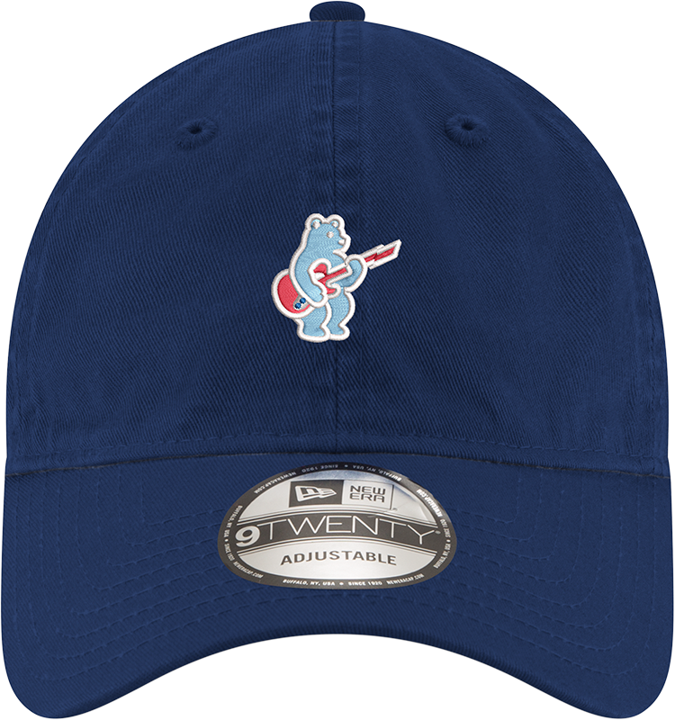 Chicago Cubs New Era Navy Blue Alternate Guitar Bear 9TWENTY Adjustable Hat