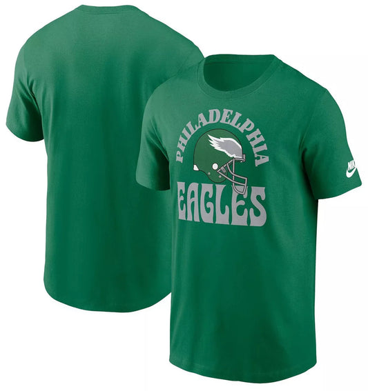 Men's Nike Kelly Green Philadelphia Eagles Rewind Groove Essential T-Shirt