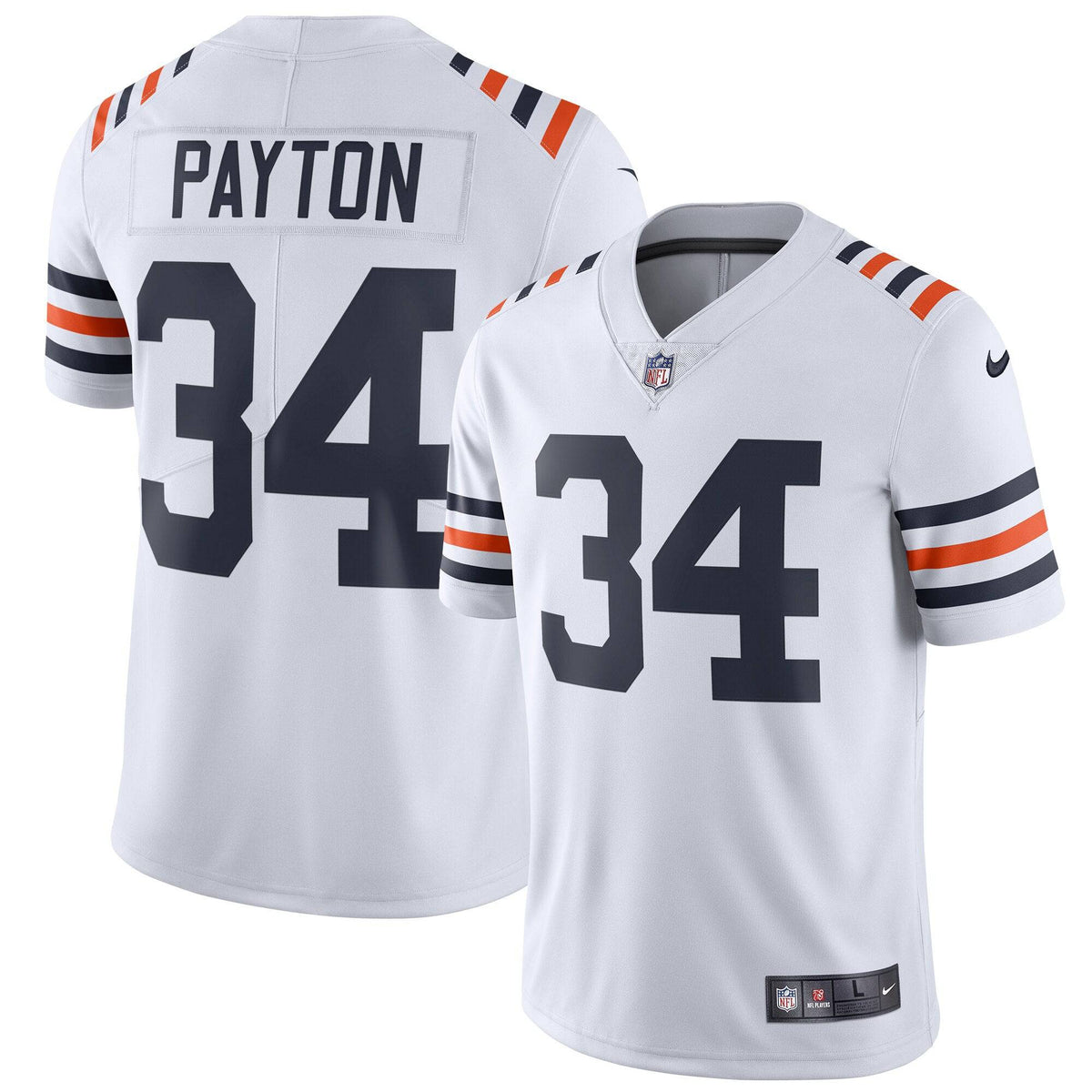 Men's Chicago Bears Walter Payton Nike White  Alternate Classic Retired Player Limited Jersey
