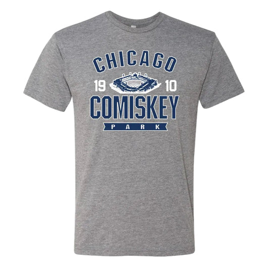 Men's Comiskey Park Heather Gray Over The Top Tee
