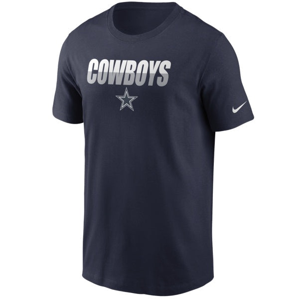 Dallas Cowboys Nike Mens Split Team Name Essential Short Sleeve T-Shirt