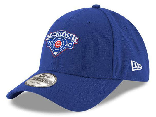 Men's Chicago Cubs New Era Royal 2020 Postseason Locker Room 9FORTY Adjustable Hat