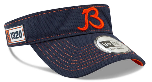 Chicago Bears On Field 1920 Established "B" Logo Road Adjustable Visor