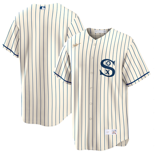 NIKE Men's Chicago White Sox Field of Dreams Cream Cooperstown Collection Blank Replica Jersey