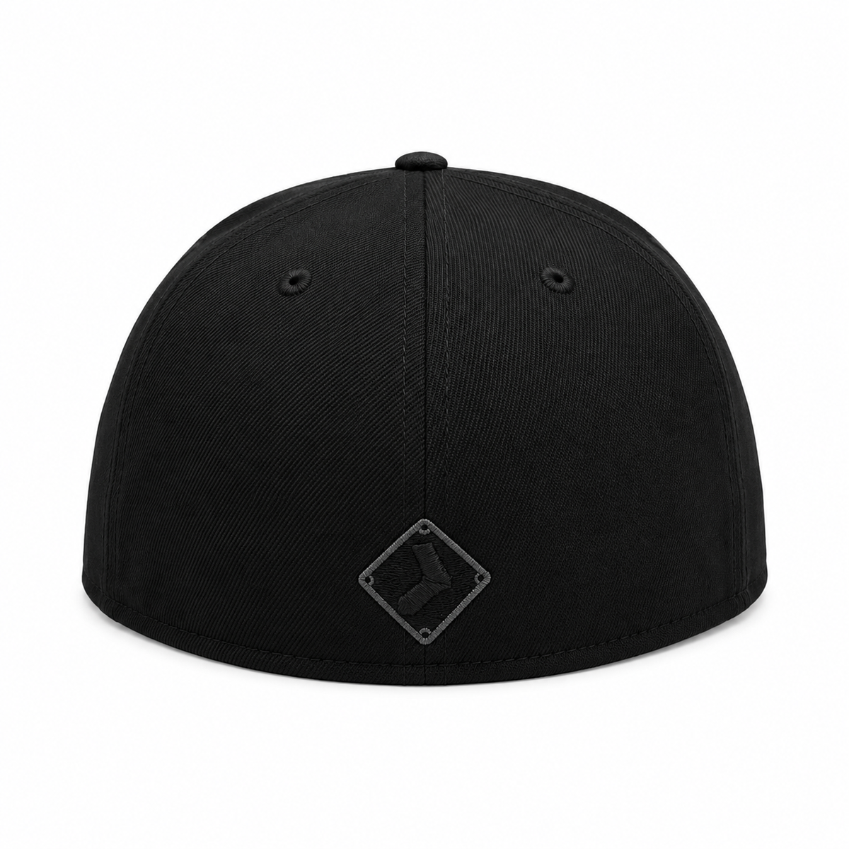 Chicago White Sox Tonal Trim Southside Blackout City Connect 59FIFTY Fitted Hat