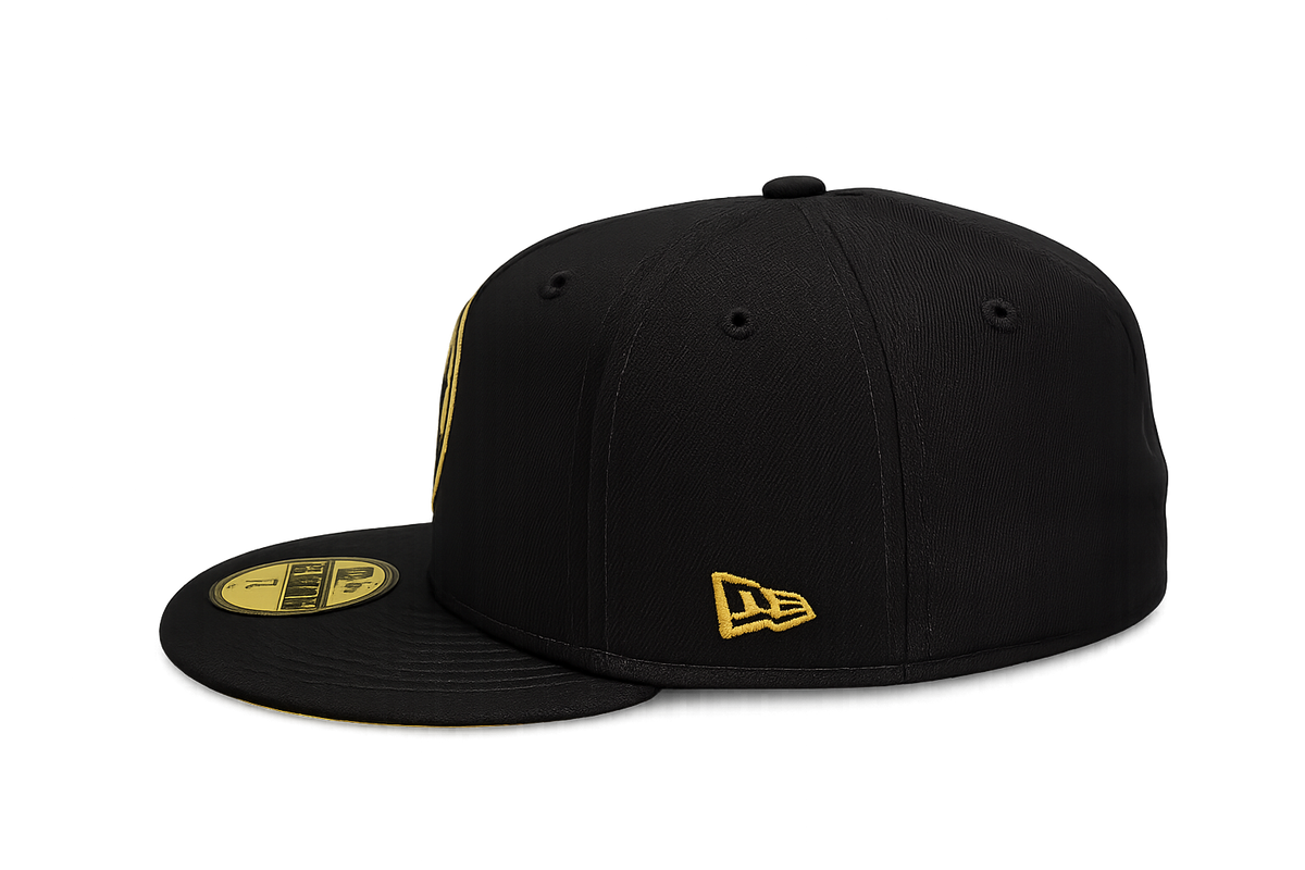 Chicago Cubs New Era Day Black/Gold 59FIFTY Fitted Hat