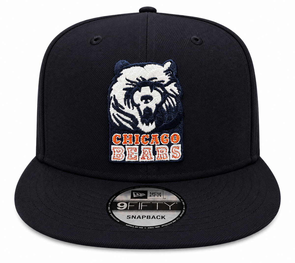 Chicago Bears New Era Gridiron Classics 1990 Navy 9FIFTY Adjustable Snapback Hat