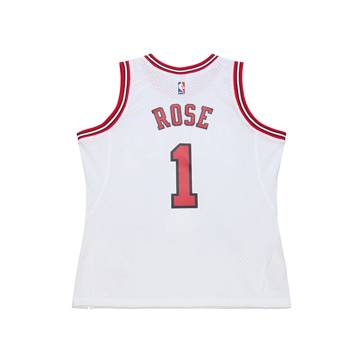 Men's Chicago Bulls Derrick Rose Mitchell & Ness White 2014-15 Hardwood Classics Swingman Jersey