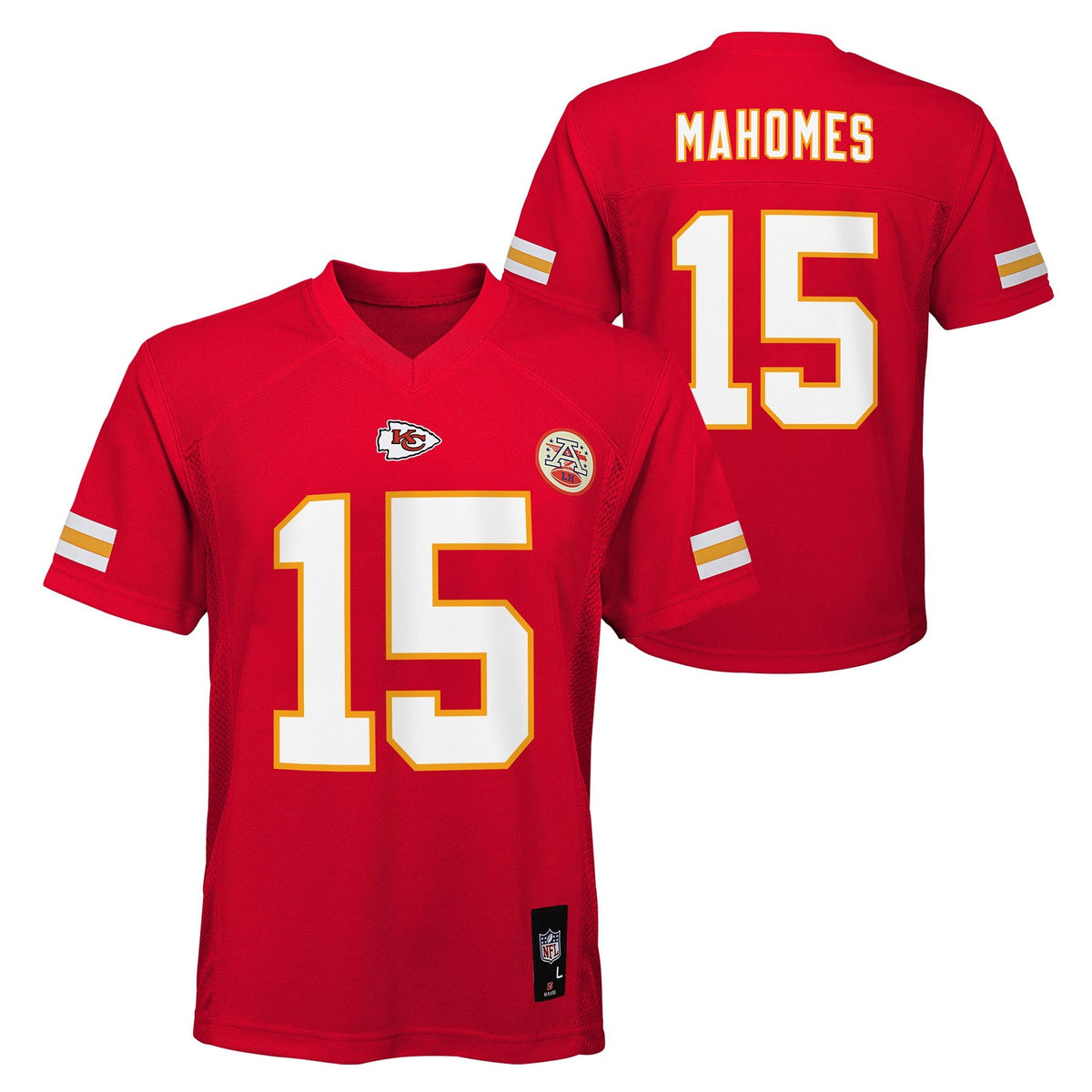 Youth Patrick Mahomes Kansas City Chiefs Red  Mid Tier Player Jersey