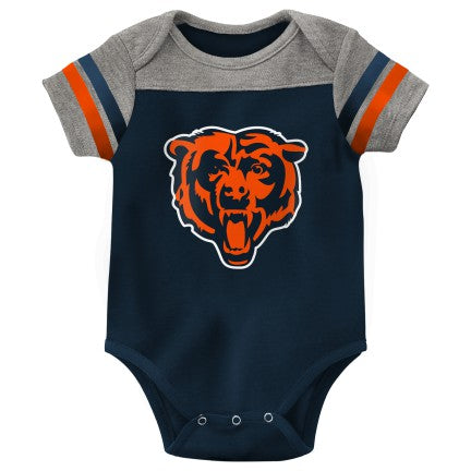 Newborn/Infant Chicago Bears Short Sleeve Creeper
