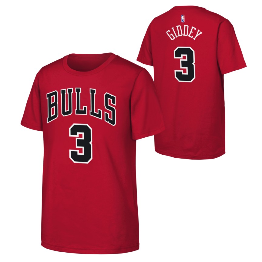 Youth Josh Giddey Chicago Bulls Name And Number Tee