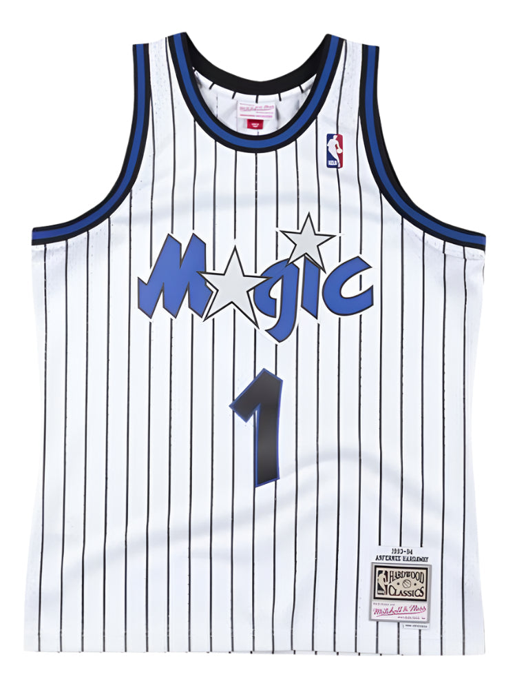 Mens Anfernee “Penny” Hardaway Orlando Magic Mitchell & Ness White 1993-94 Hardwood Classics Swingman Jersey