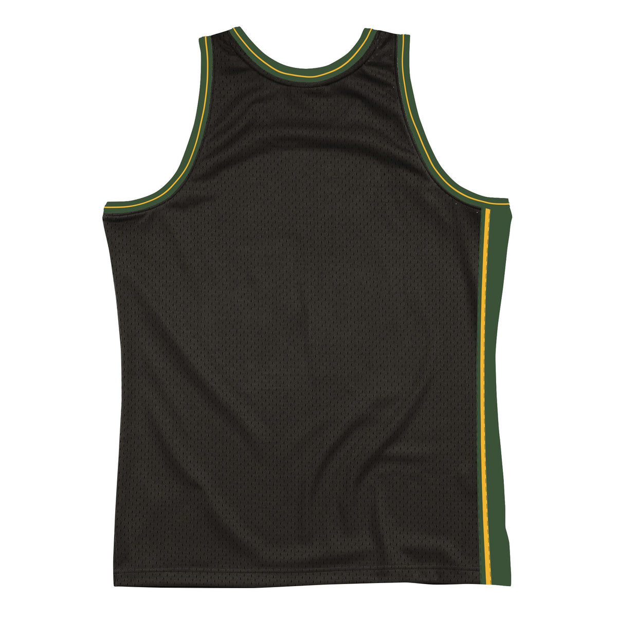 Men's Seattle SuperSonics Mitchell & Ness Black Hardwood Classics Blown Out Fashion Jersey