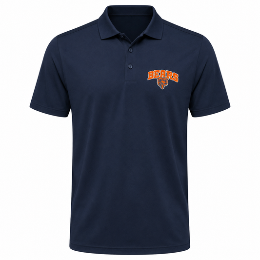 Men's Chicago Bears Antigua Navy Tribute Polo