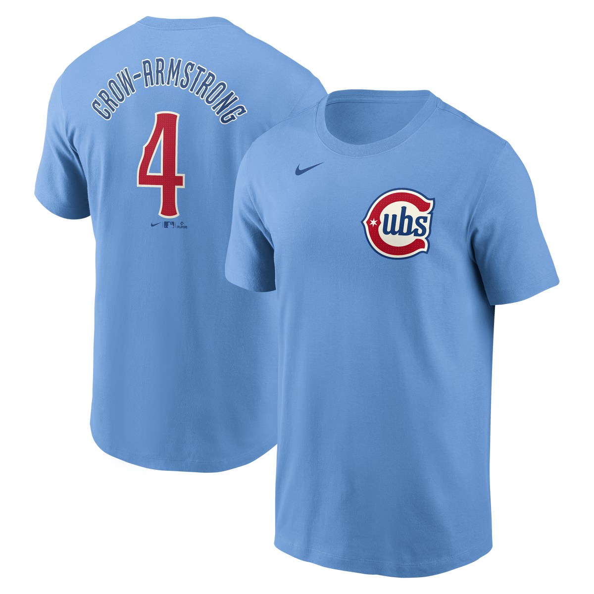 Men's Pete Crow-Armstrong Chicago Cubs Nike Valor Blue 2nd Alternate Name and Number T-Shirt