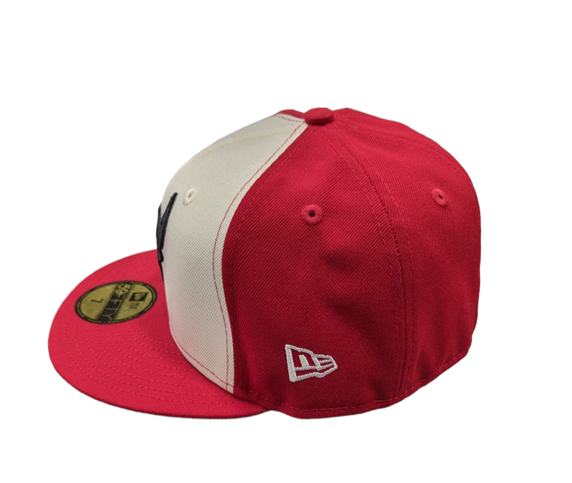 Chicago Bulls New Era Off White/Red 59FIFTY Fitted Hat