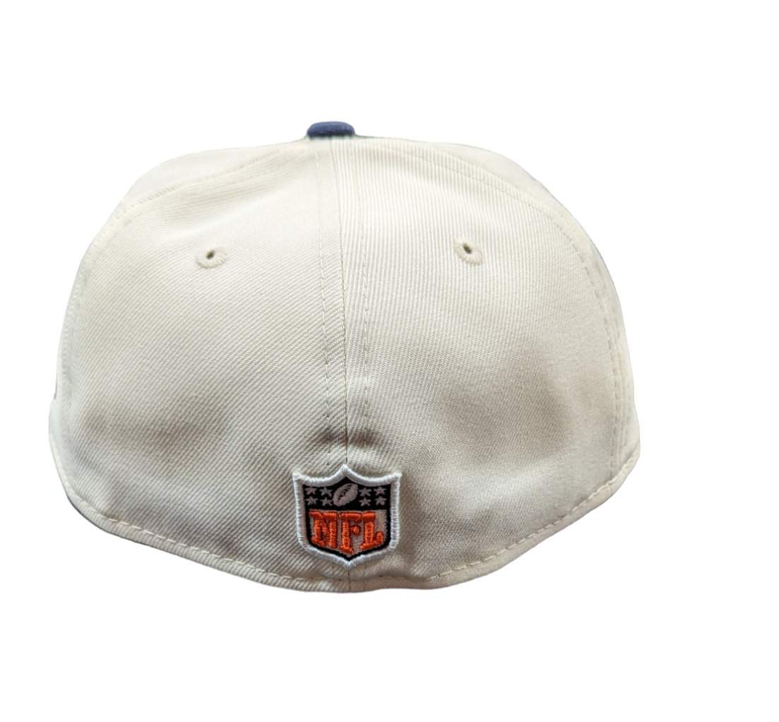 Chicago Bears 2 Tone Cream/Navy Monsters of the Midway New Era 59FIFTY Fitted Hat