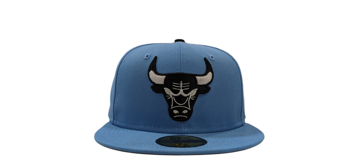 Men's Chicago Bulls New Era Carolina Blue MJ1 59FIFTY Fitted Hat