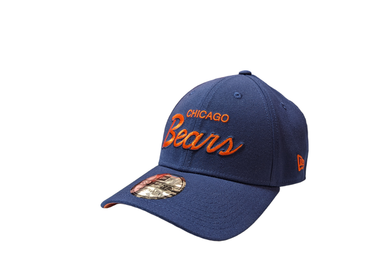 Chicago Bears New Era Super Bowl XX Griswold Navy 39THIRTY Flex Hat