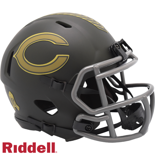 Riddell Chicago Bears 2025 Salute To Service Speed Mini Helmet