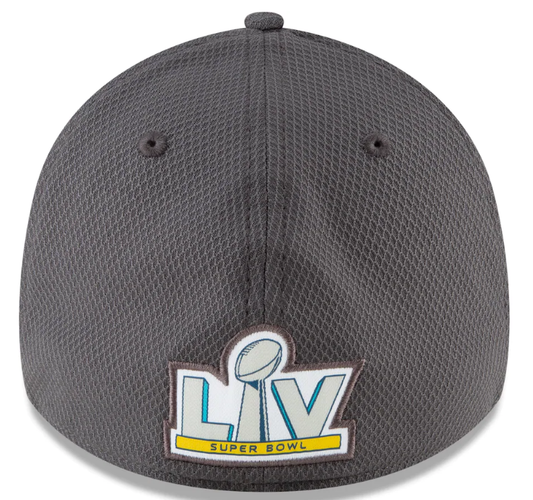 Men's Kansas City Chiefs New Era Gray/Graphite Super Bowl LV Bound 39THIRTY Flex Hat