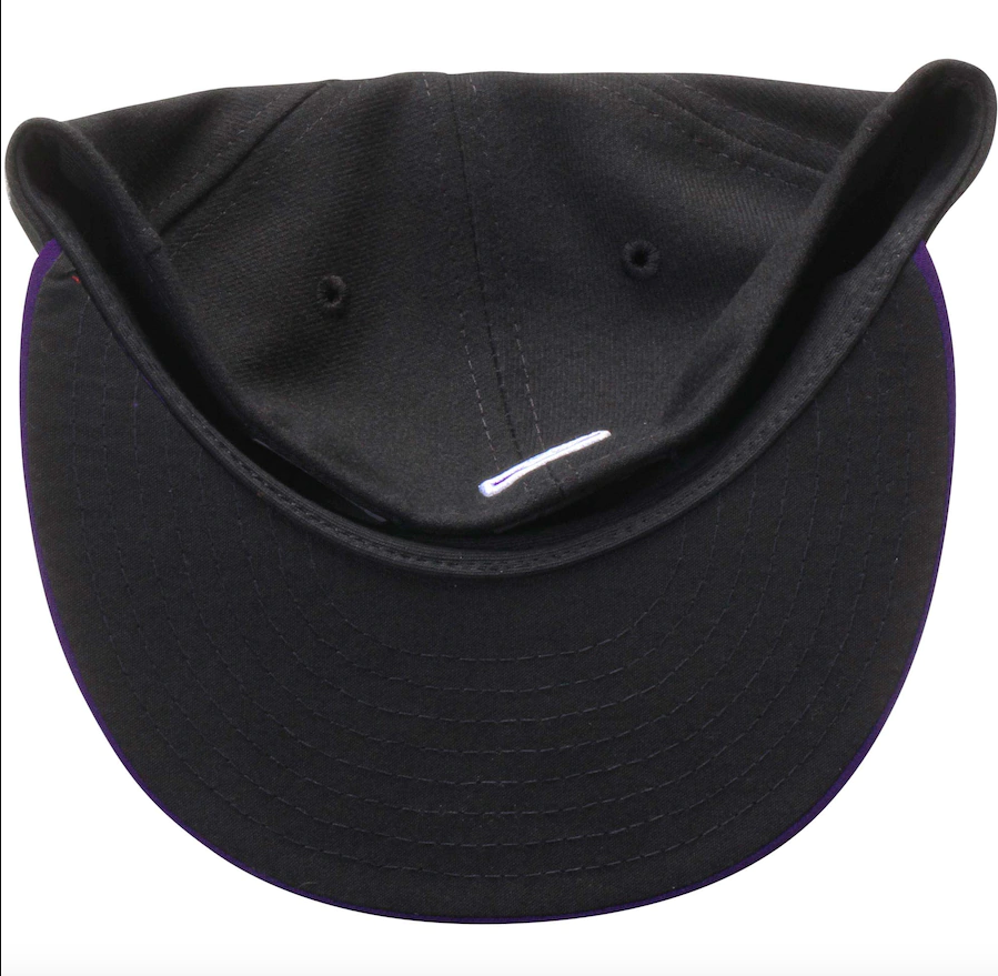 Men's Colorado Rockies New Era Black/Purple Authentic Collection On Field 59FIFTY Hat