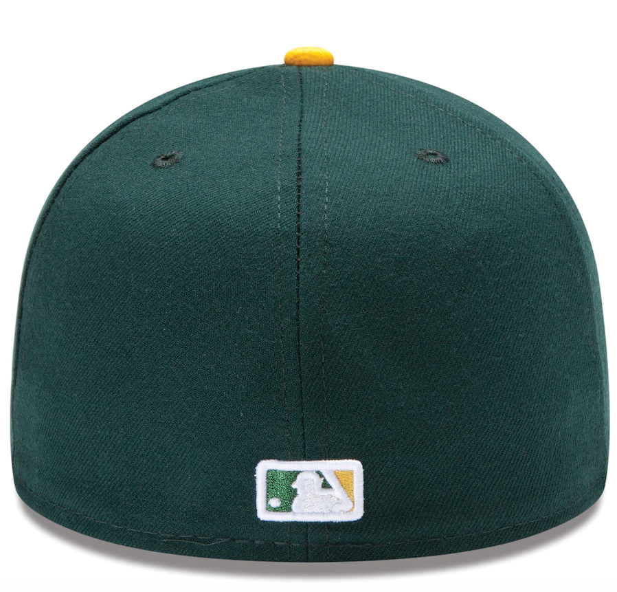 Men's Athletics New Era Green/Yellow Home Authentic Collection On-Field 59FIFTY Fitted Hat