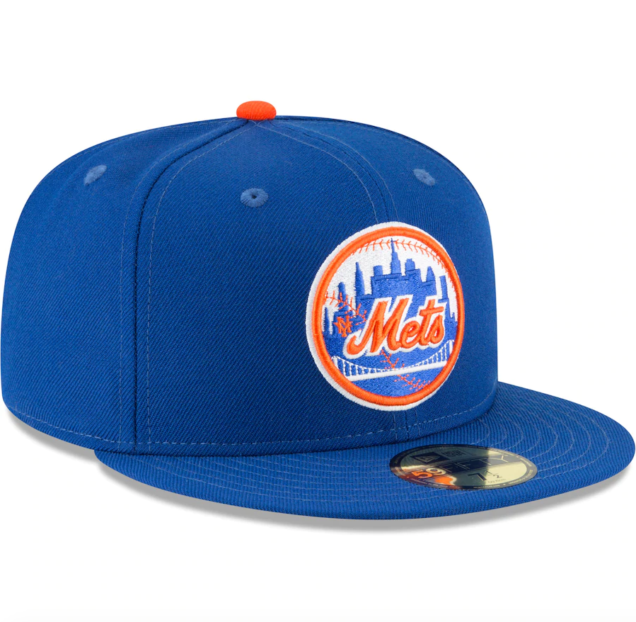 Men's New York Mets New Era Blue 1962 Cooperstown Collection Wool 59FIFTY Fitted Hat