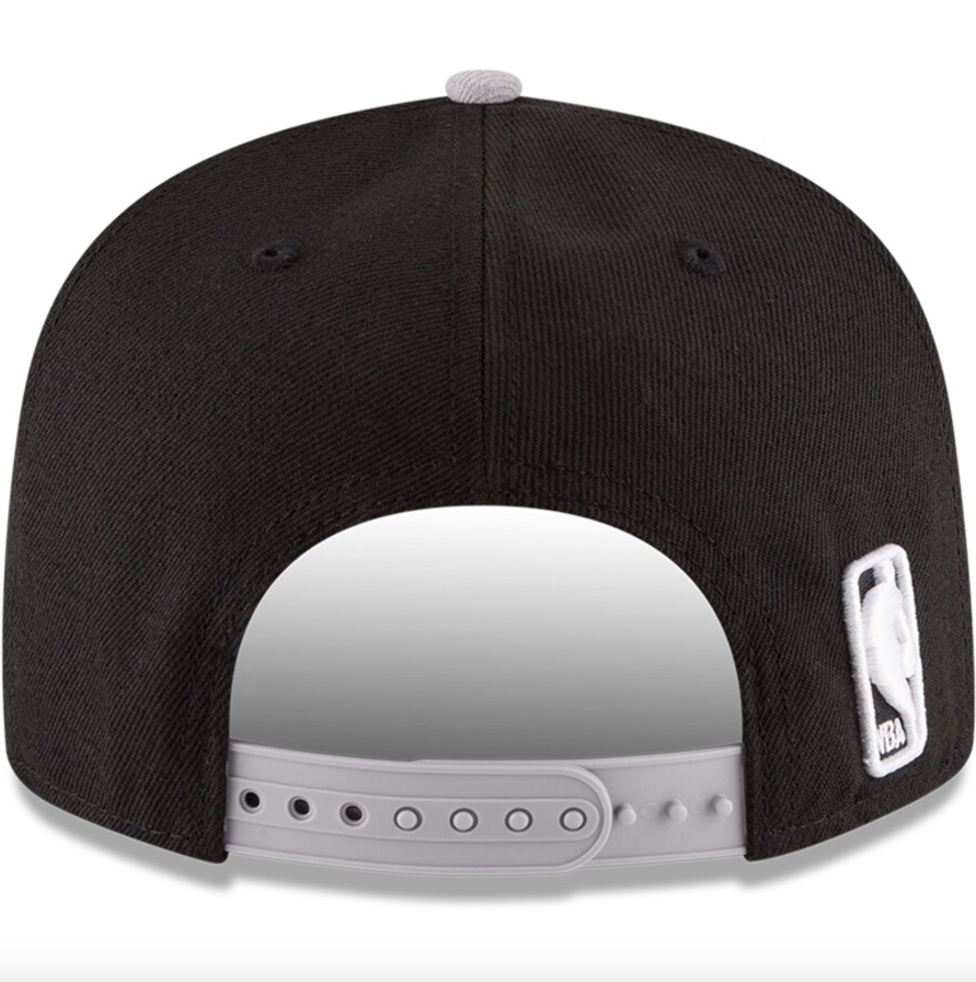 Men's Brooklyn Nets New Era Black/Gray 2-Tone 9FIFTY Adjustable Snapback Hat