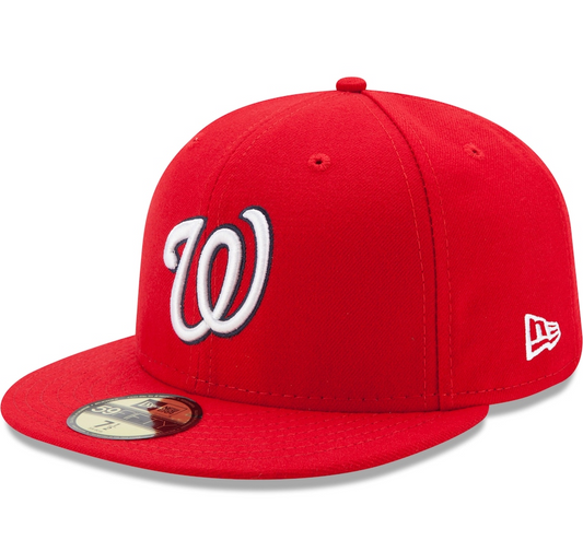 Men's Washington Nationals New Era Red Game Authentic Collection On-Field 59FIFTY Fitted Hat